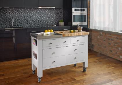 kitchen island butcher block