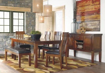 bench seating dining set