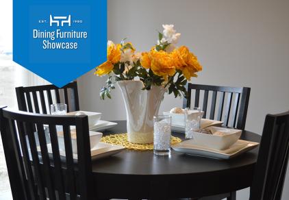 Small area dining table. 